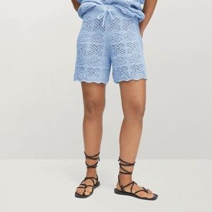 Brand New Without Tags Mango Crochet Shorts S
